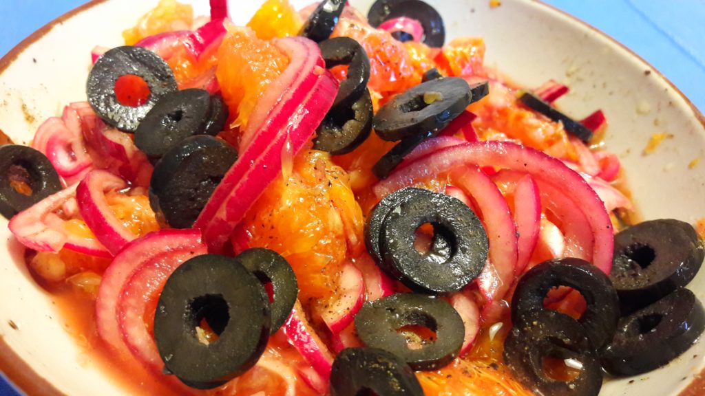 Orangensalat Mandala