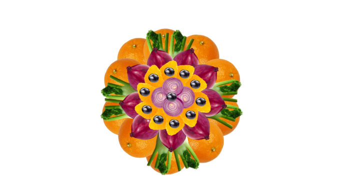 Orangensalat_Mandala