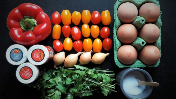 Shakshuka_Zutaten Shakshuka Zutaten. Bild: Eugenia Loginova.